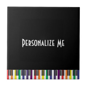 Rainbow Piano Keys Tegeltje