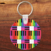 Rainbow Piano-Sleutelhanger Sleutelhanger (Voorkant)