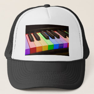 Rainbow Piano Trucker Pet