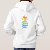 Rainbow Pineapple　062 Hoodie (Achterkant)