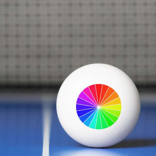 Rainbow Ping Pong Balls Rainbows Sports Fun Pingpongballen (Net)