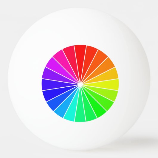 Rainbow Ping Pong Balls Rainbows Sports Fun Pingpongballen (Voorkant)