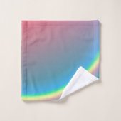 Rainbow Pink Blue Blush Bad Handdoek (Wasdoekje)