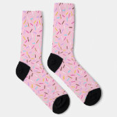 Rainbow Pink Donut Sprinkles Gift Socks Sokken (Rechts)