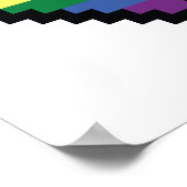 Rainbow Pixel Heart Poster (Hoek)