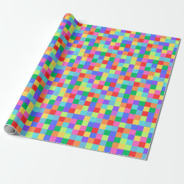 Rainbow Pixel Kleurrijke Heldere Gift Wrap Cadeaupapier
