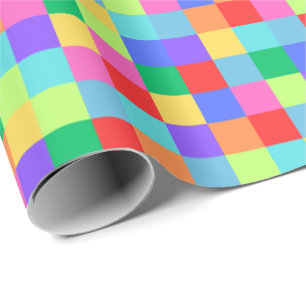 Rainbow Pixel Kleurrijke Heldere Gift Wrap Cadeaupapier