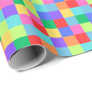 Rainbow Pixel Kleurrijke Heldere Gift Wrap Cadeaupapier