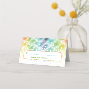 Rainbow Pixel Videogame Gamer Bar Mitswa Adres