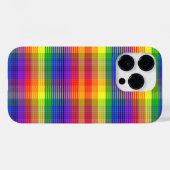 Rainbow Plaid iPhone Samsung Coque (Verso (horizontal))
