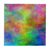 Rainbow Plasma Ceramic Tile Tegeltje (Voorkant)
