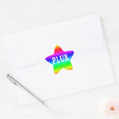 Rainbow PLUR Ster Sticker (Envelop)