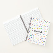 Rainbow Polka Dot gratitude Journal (Intérieur)