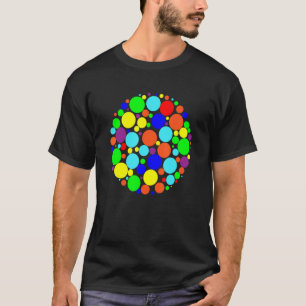 Rainbow Polka Dot International Dot Day Kinder Tea T-shirt