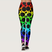 Rainbow Polka Dot Leggings (Achterkant)