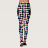 Rainbow Polka Dot Leggings - Cute (Achterkant)