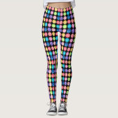 Rainbow Polka Dot Leggings - Cute (Voorkant)