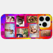 Rainbow Polka Dot Multi-photo Phone Case HAMbWG (Achterkant (horizontaal))