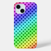 Rainbow Polka Dots Case-Mate iPhone Case (Achterkant)