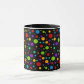 Rainbow Polka Dots Mok (Midden)