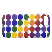 Rainbow Polka Dots op witte iPhone 8/7 Plus Hoesje (Achterkant (Horizontaal))
