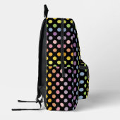 Rainbow Polka Dots Pattern Bedrukte Rugzak (Links)