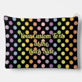Rainbow Polka Dots Pattern Etui (Achterkant)