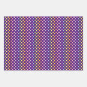 Rainbow Polka Dots Pattern Inpakpapier Vel (Voorkant 3)