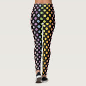 Rainbow Polka Dots Pattern Leggings (Achterkant)