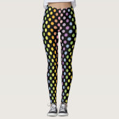 Rainbow Polka Dots Pattern Leggings (Voorkant)