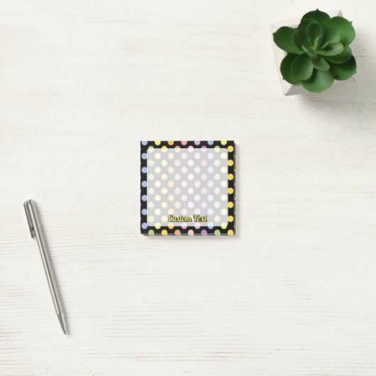 Rainbow Polka Dots Pattern Post-it® Notes (Kantoor)