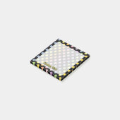 Rainbow Polka Dots Pattern Post-it® Notes (Schuin)