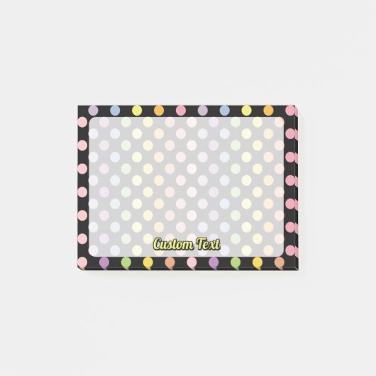 Rainbow Polka Dots Pattern Post-it® Notes (Voorkant)