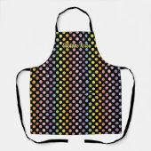 Rainbow Polka Dots Pattern Schort (Voorkant)