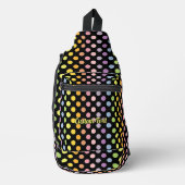 Rainbow Polka Dots Pattern Sling Bag (Voorkant)