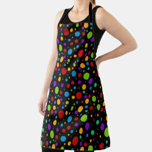 Rainbow Polka Dots Schort