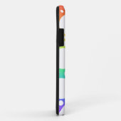 Rainbow Polka gedemonteerde iPhone Case (Achterkant/rechts)