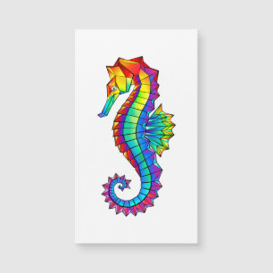 Rainbow Polygonal Seahorse