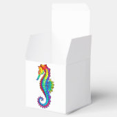 Rainbow Polygonal Seahorse Bedankdoosjes (Geopend)