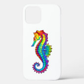 Rainbow Polygonal Seahorse Case-Mate iPhone Case (Achterkant)