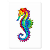 Rainbow Polygonal Seahorse Kaart (Voorkant)