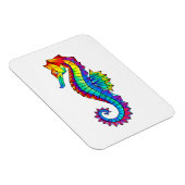 Rainbow Polygonal Seahorse Magneet (Rechterzijde)