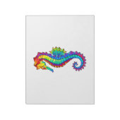 Rainbow Polygonal Seahorse Notitieblok (Gedraaid)