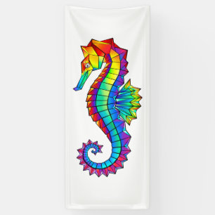 Rainbow Polygonal Seahorse Spandoek