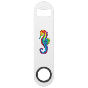 Rainbow Polygonal Seahorse Speed Flessenopener