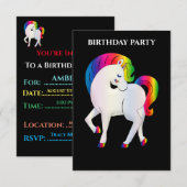 "RAINBOW PONY"-VERZOEKEN OP DE TWEEDE DAG. (Voorkant / Achterkant)