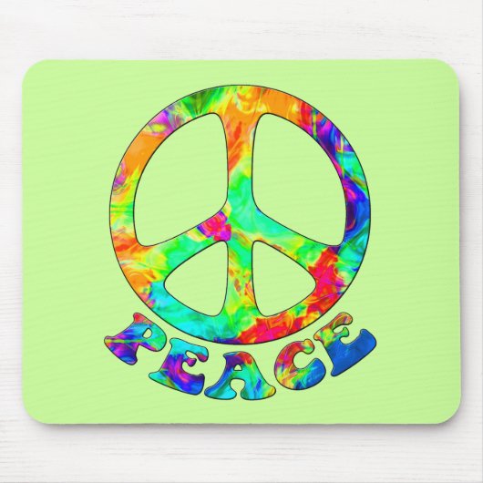 Rainbow Pool Peace Mousepad Muismat (Voorkant)