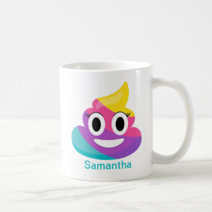Rainbow Poop Emoji-Mok Koffiemok