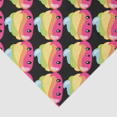 Rainbow Poop Emoji Tissuepapier (Detail)