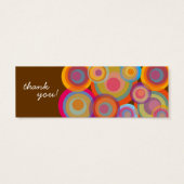 Rainbow Pop Circles Amusants Mariage Super Favour (Dos)